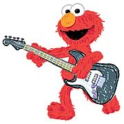 Sesame Street Elmo Rock n' Roll Guitar Giant Wall Decal
